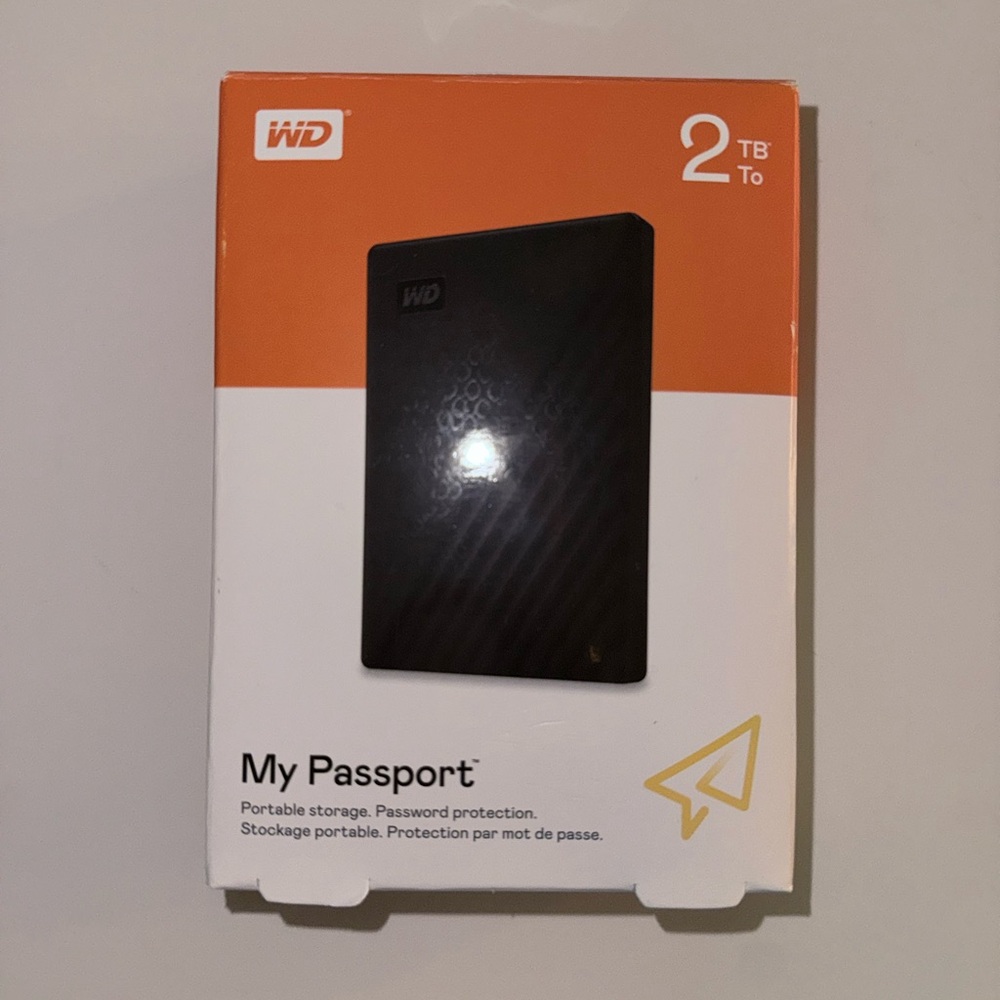 My Passport 2TB External Hard Drive - Black